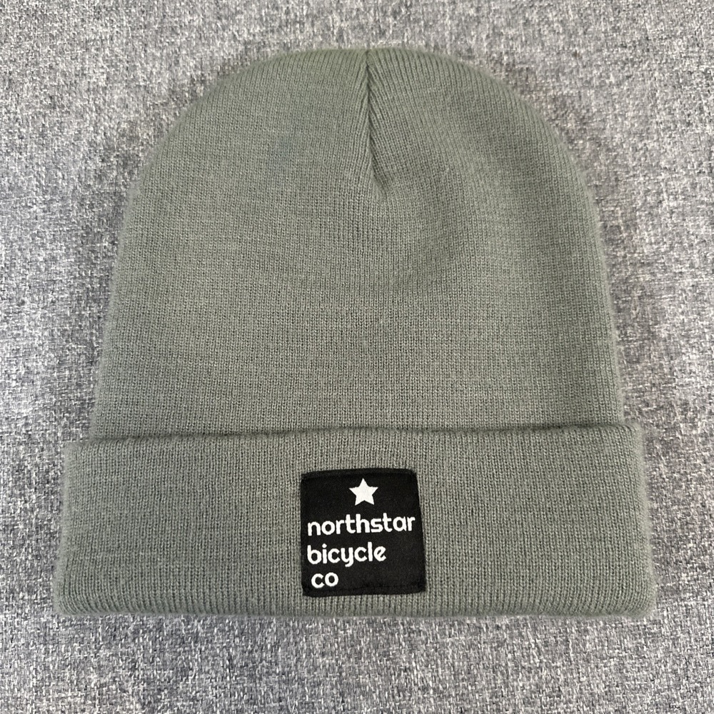 Northstar Bicycle Co‎ Beanie Hat Gray Acrylic Cuffed Knit Cap OSFA